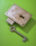 Steel Straight Cupboard Lock No.155